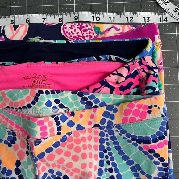 Lilly Pulitzer Set of 4 Luxetic Leggings Small - Picture 10 of 11